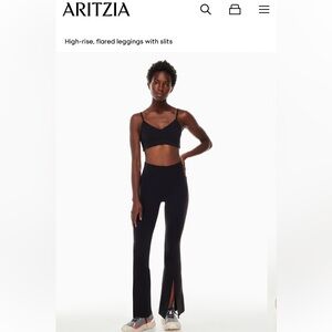 Aritzia TNA Split High Rise Long Legging (inseam 33 in)